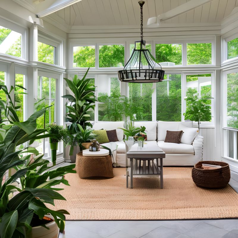 Completed Sunroom Interior